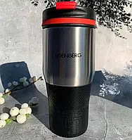 Термокружка из нержавейки 380мл, термокружка вакуумная для кофе и чая Edenberg EB-631 Термочашка металлическая