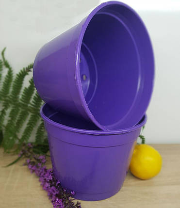 Горщик для квітів LotPlast 2 л d16 фіолетовий, фото 1