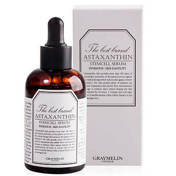 Антивікова сироватка зі стовбуровими клітинами рослин Graymelin Astaxanthin Stemcell Anti-Wrinkle Serum 50 мл