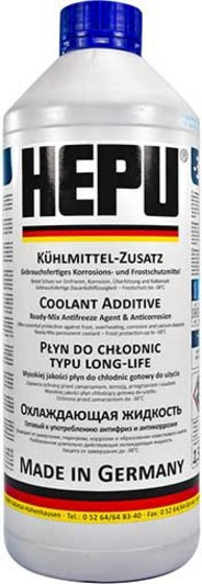 Hepu G11 синій -38 °C, 1,5 л (P900RM11) готовий антифриз, фото 1