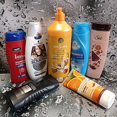 Шампунь, гель для душу, дезодоранти
