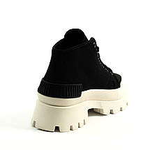 Черевики жіночі Evromoda 6824740 38 Чорні текстиль 36, фото 4