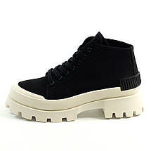 Черевики жіночі Evromoda 6824740 38 Чорні текстиль 36, фото 2