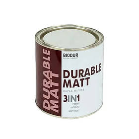 Ґрунт-Емаль матова 3 в 1 Biodur Durable matt