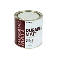Грунт-Эмаль матовая 3 в 1 Biodur Durable matt 0.7, Черный 205