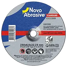 Круг шліфувальний по металу NovoAbrasive180х6,0х22,23 (Тип 14а) упайці 10шт