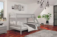 Кровать двухъярусная Атланта MebiGrand без ящиков в детскую комнату 1.4 х 0.9 х 2.0/1.9