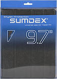 Чохол для планшета Sumdex TCC-970BK black чохол-підставка екошкіра-пластик силіконове вушко, фото 4