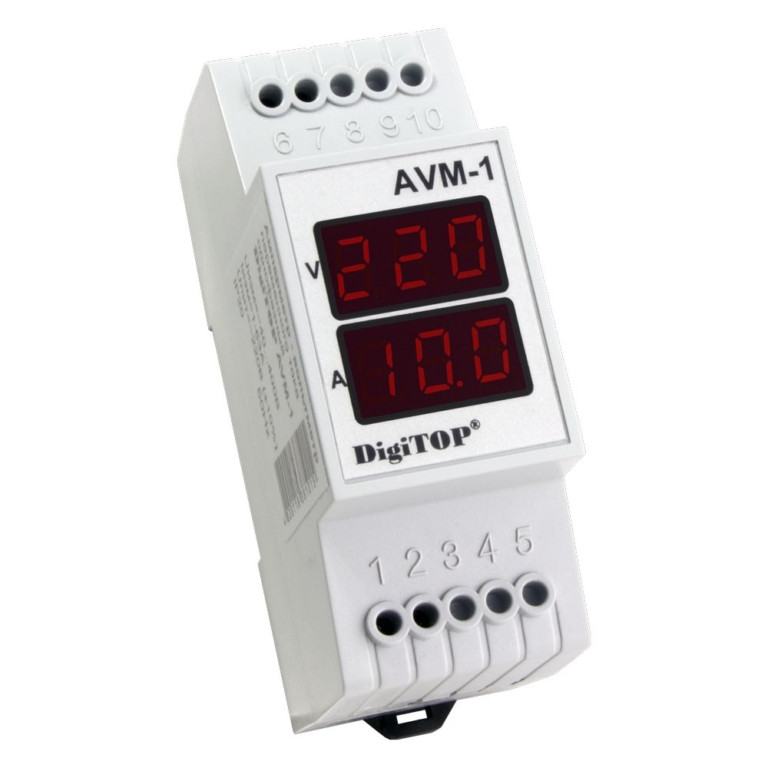 Ампер-вольтметр DigiTOP AVM-1 4820118381015