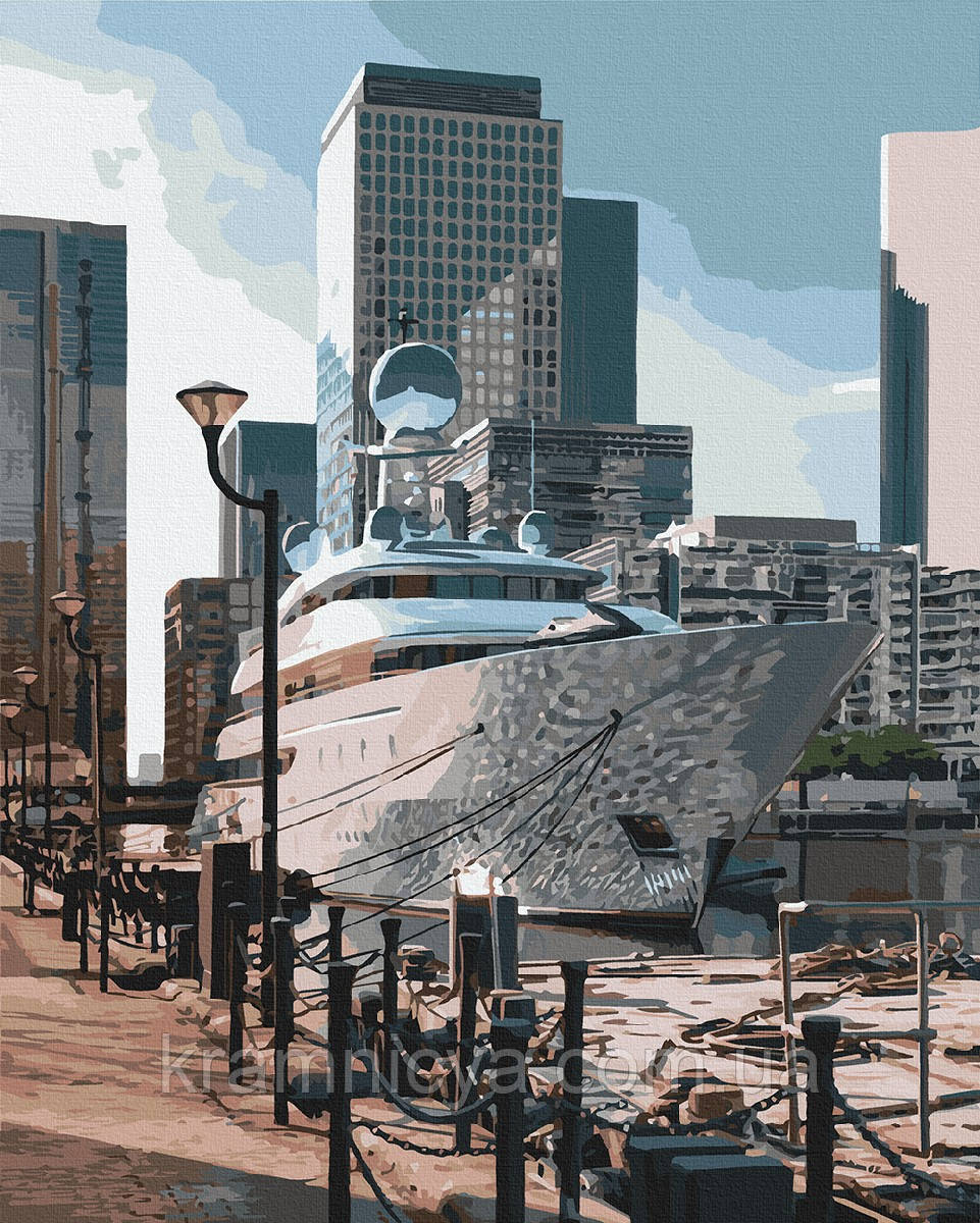 Картина за номерами Канера-Уорф Лондон, 40х50 ArtCraft (11220-AC)