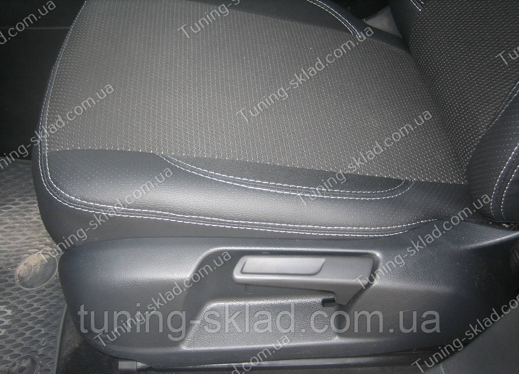 Чохли на сидіння Фольксваген Пассат Б6 (чохли з екошкіри Volkswagen Passat B6 стиль Premium), фото 1