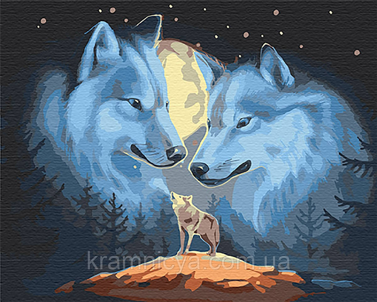 Картина за номерами Вовча природа, 40х50 ArtCraft (11649-AC)