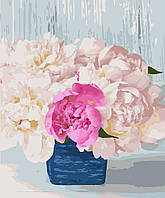 Картина за номерами Перламутрові півонії, 40х50 ArtCraft (12126-AC)
