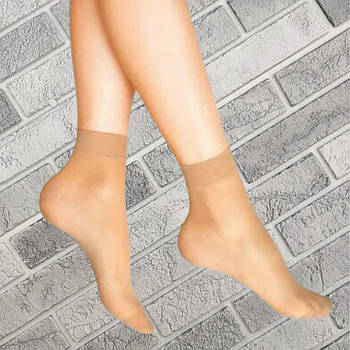 Шкарпетки жіночі капронові беж ЛАСtor No10 30035596