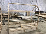 Дитяче дерев'яне ліжко Будиночок, фото 7