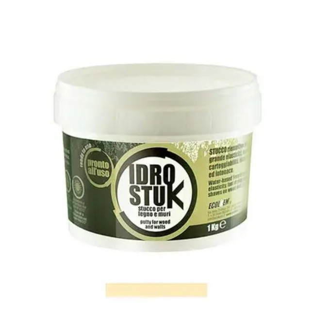 Шпаклівка для дерева EcolKem IDRO STUK Abete ялиця, 1 кг