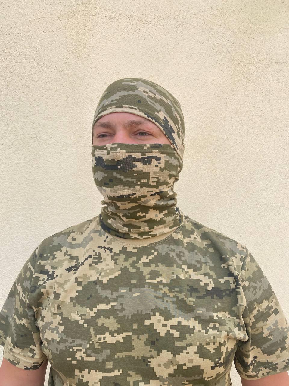 Балаклава піксель, маска підшоломник