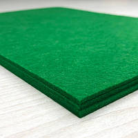 Жесткий фетр, плотный, 3 мм, 20х30 см, цвет - зеленый С53