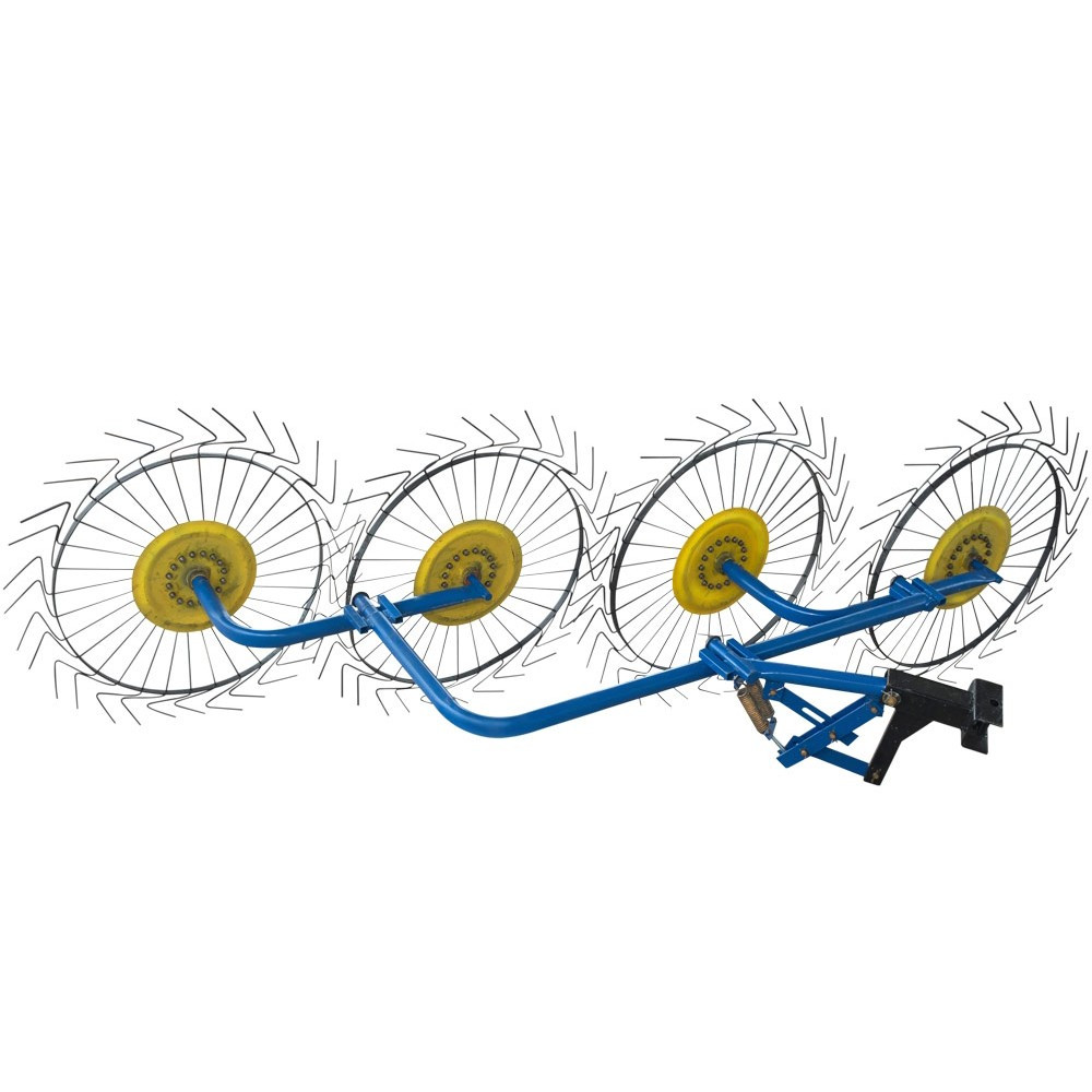 Граблі до мототрактора "Сонечко" ГВР-4 (граблі ворошилки 4 колесні)