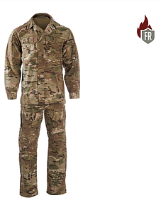 Комплект уніформи Massif, Розмір: Medium Regular, Field Shirt + Pant FR (II) США, Вогнестійкі, Колір: MultiCam