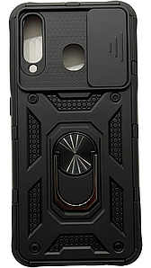 PC + TPU чохол Camshield armor для Samsung Galaxy A50 / чорний