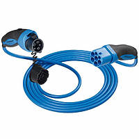 Зарядний кабель Type 2-Type 1, 32A 1-фазний 4м, синій (арт. 36290)