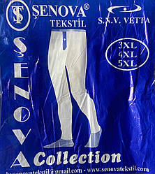 Чоловічі підштанники на байкі з бавовни тм Senova Tekstil 3-4-5 xl