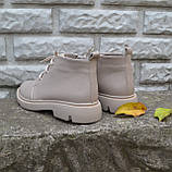 Замшеві черевики на низькому ходу, фото 4