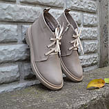 Замшеві черевики на низькому ходу, фото 2