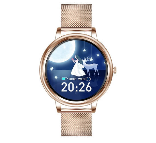 Купить Женские умные смарт часы Smart Romantic Gold золотистого цвета ...