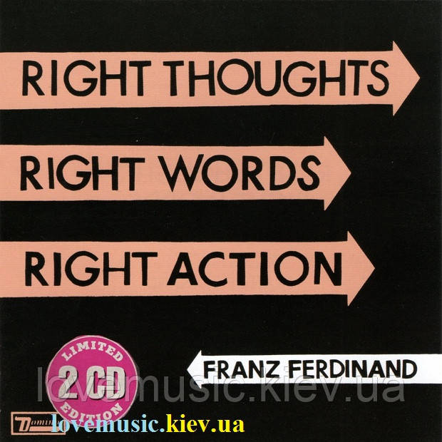 Музичний сд-диск FRANZ FERDINAND Right thoughts, right words, right16 (audio cd), фото 1