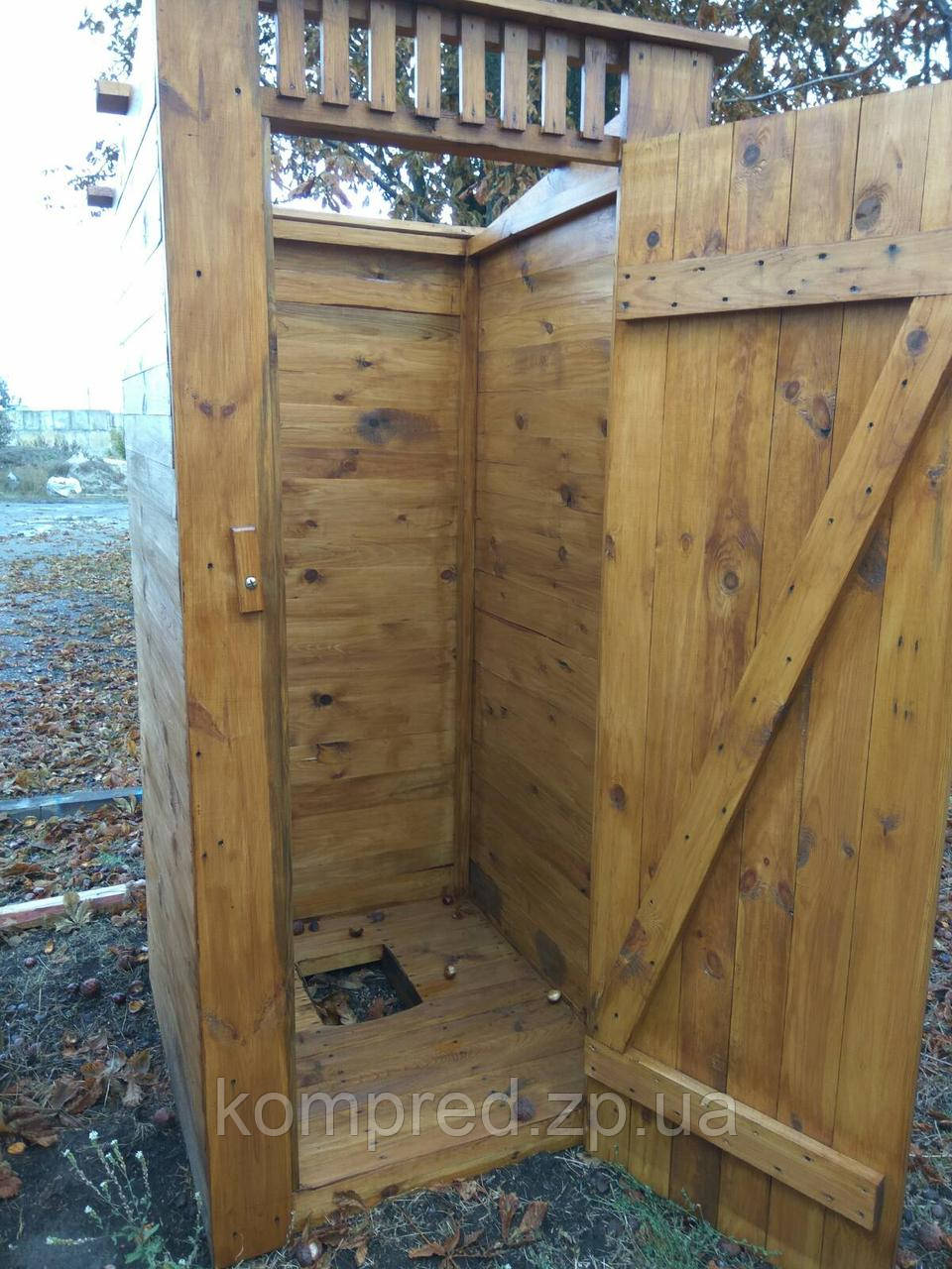 Купить Деревянный туалет для улицы, цена 16800 ₴ — Prom.ua (ID#1662062842)