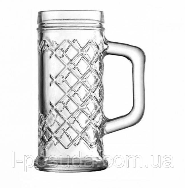 Скляні пивні кухлі Rhombus Beer 300мл упаковка 6 шт, фото 1