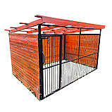 Вольєр для собак з металу та дерева 3000х2000мм, фото 2