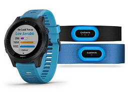 Смарт-годинник Garmin Forerunner 945 HRM Bundle Blue (010-02063-11)