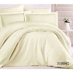 Постільна білизна страйп-сатин Шампань, єврокомплект