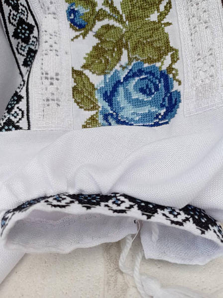 Barcos Blusa Campechana Вышиванка женская Марина с кружевом на 40 - Main Image