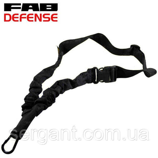 Тактичний ремінь для зброі 1-точковий FAB Defense (Ізраіль) ЧОРНИЙ, фото 1