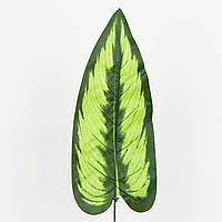 Искусственный одинарный лист светло-зеленый (S650) |В-50 см | Польша | производство Польша | 12 шт. в упаковке