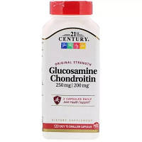 Витаминно-минеральный комплекс 21st Century Глюкозамин & Хондроитин 250 мг/200 мг, Original Strength, 1