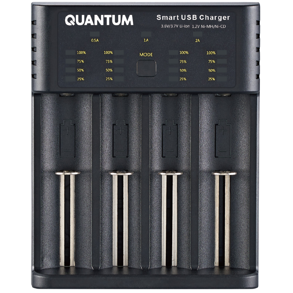 Зарядний пристрій Quantum QM-BC4040 універсальний 4-slot (USB)