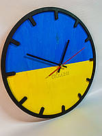 Настенные часы из дерева "Ukraine"