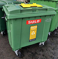 Sulo пластиковый мусорный контейнер крышка в крышке 1100 л.