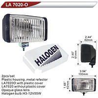 Противотуманная фара DLAA 7020O-W/H3-12V-55W/100*42мм/кришка