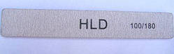 Пилка сіра для ногтей HLD 100/180 пряма