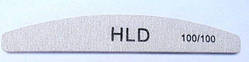 Пилка сіра HLD 100/100 місяць для нігтів