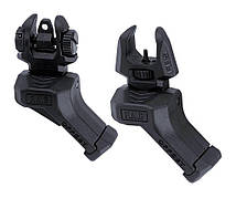 Набір: цілик і мушка FAB Defense FRBS OFFSET Black на планку Pitcatinny