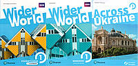 Підручник + зошит Wider World 1 Student's book + workbook + Across Ukraine 1