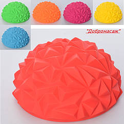 Масажер для стоп півсфера масажна балансувальна 16×8см