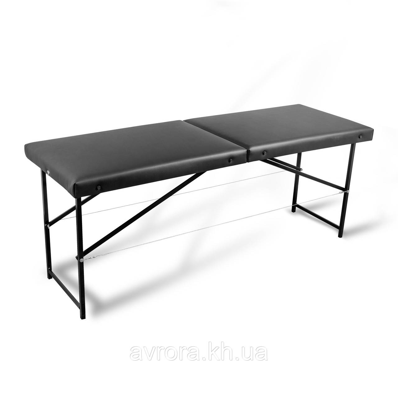 Standart кушетка косметологічна, ручне складання чорний, фото 1